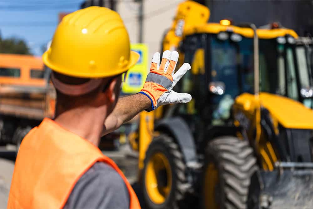 Event traffic marshal managing a large event